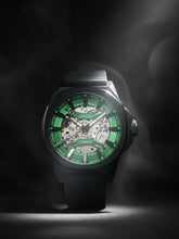 French Connection See Through Green Round Dial With Silicone Strap Automatic Watch - For Mens FCA23NBL