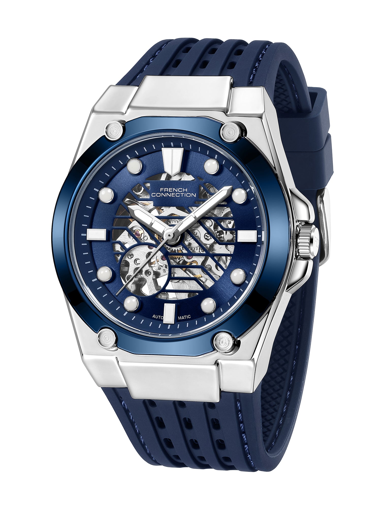 French Connection Automyst | Skeleton Dial | Luxury Automatic Watch for Men - FCA24UL