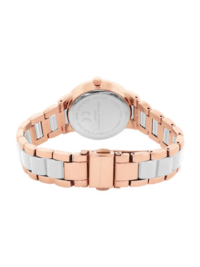 French Connection White Dial  Analog Watch for Women's - FCB10GM