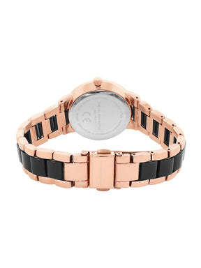 French Connection Black Dial  Analog Watch for Women's - FCB10RGM-B