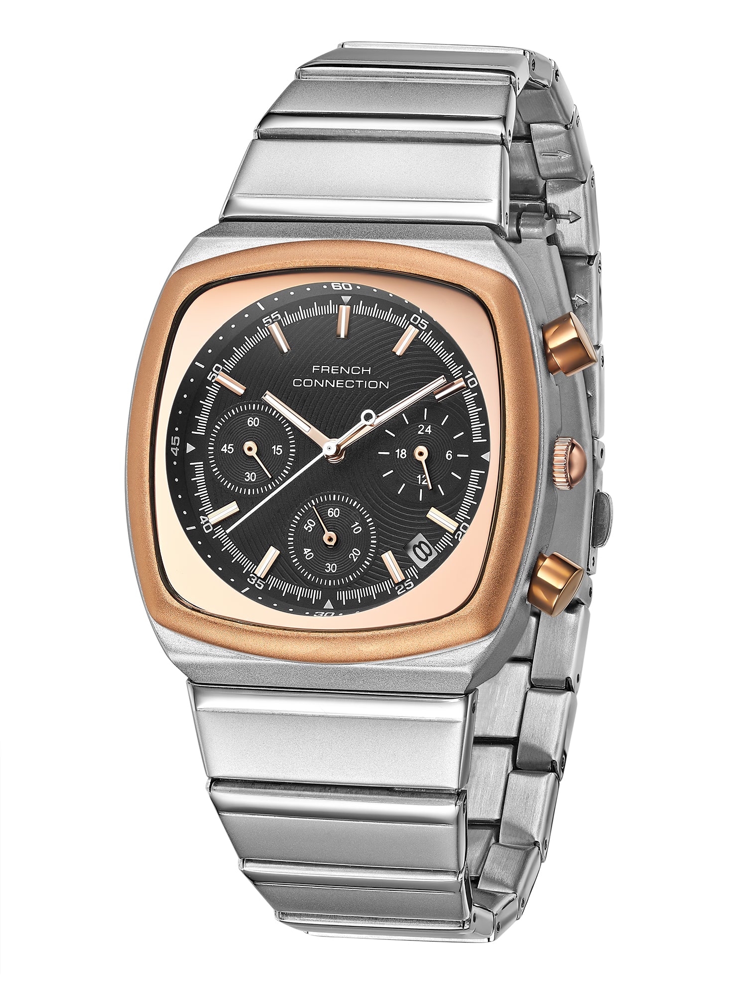 French Connection Courvex Stainless Steel Chronograph Watch for Men - FCB21SM