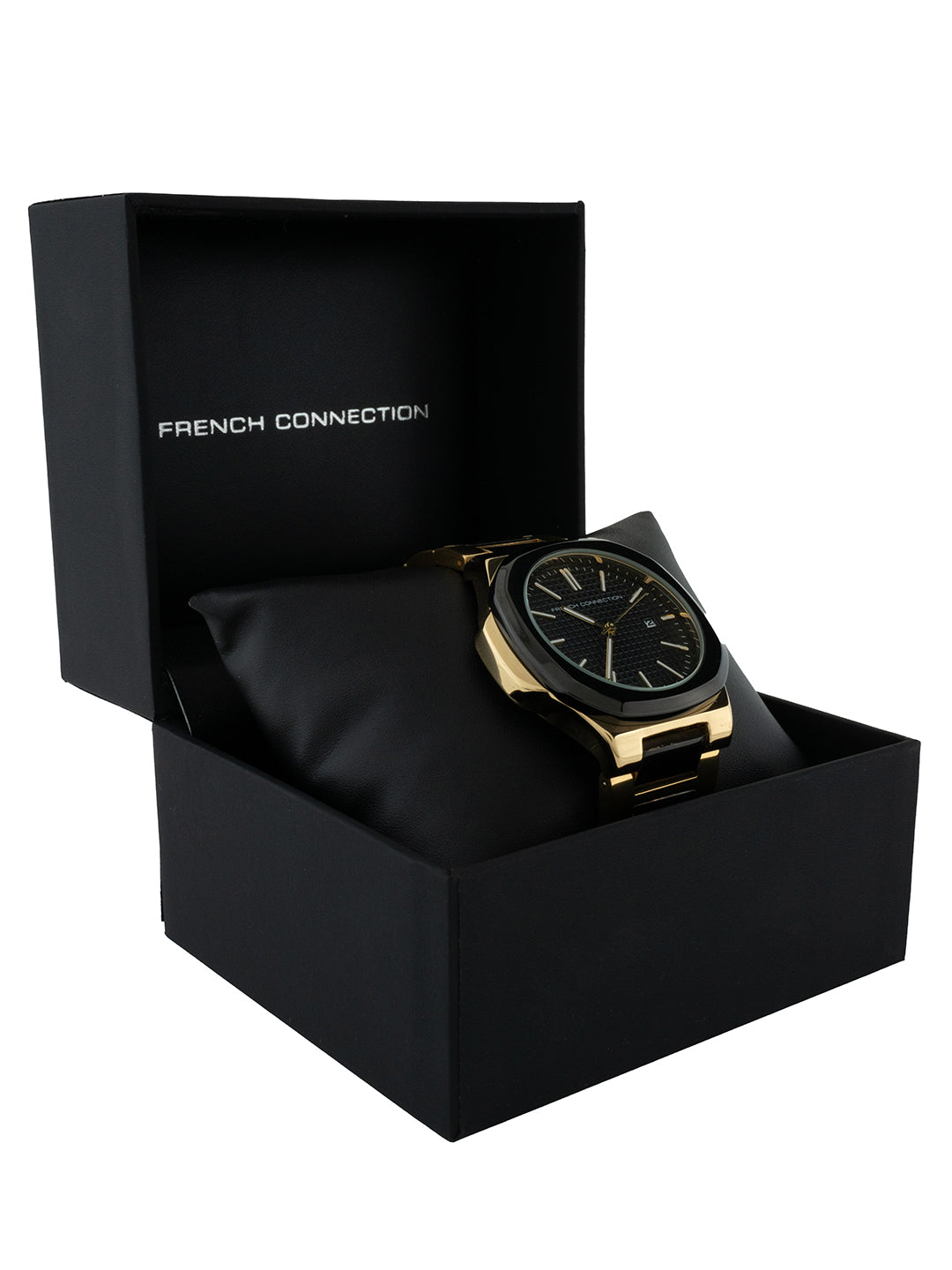 French Connection Analogue Black Dial Men's Watch - FCB2TM