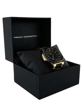 French Connection Analogue Black Dial Men's Watch - FCB2TM