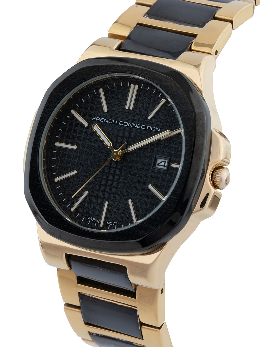 French Connection Analogue Black Dial Men's Watch - FCB2TM