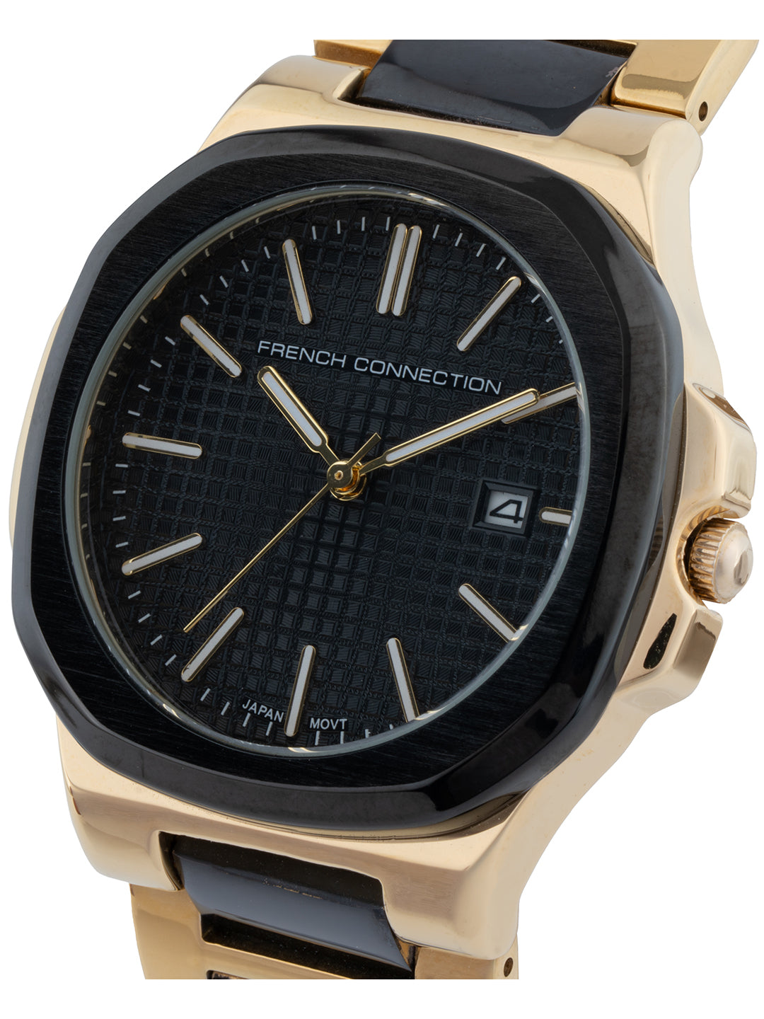 French Connection Analogue Black Dial Men's Watch - FCB2TM