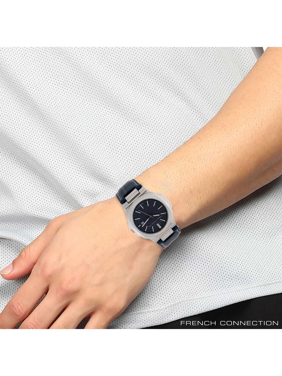 French Connection Analogue Navy Dial Men's Watch -FCB2UL