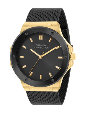 French Connection Black Dial  Analog Watch for Men's - FCB4BM