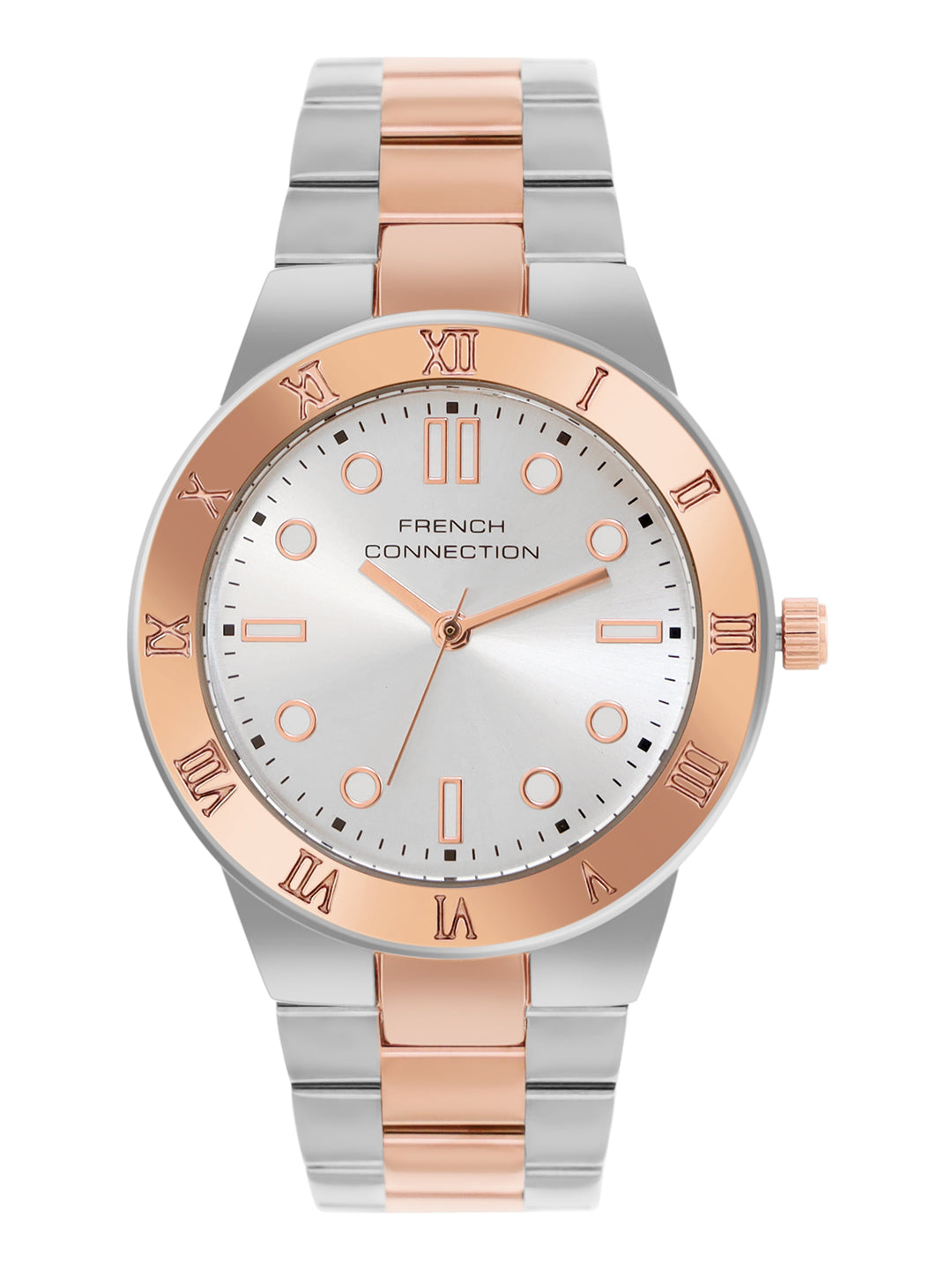 French Connection Silver Dial  Analog Watch for Women's - FCB7RTM