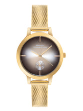 French Connection Gold Dial  Dated Watch for Women's - FCB8GM