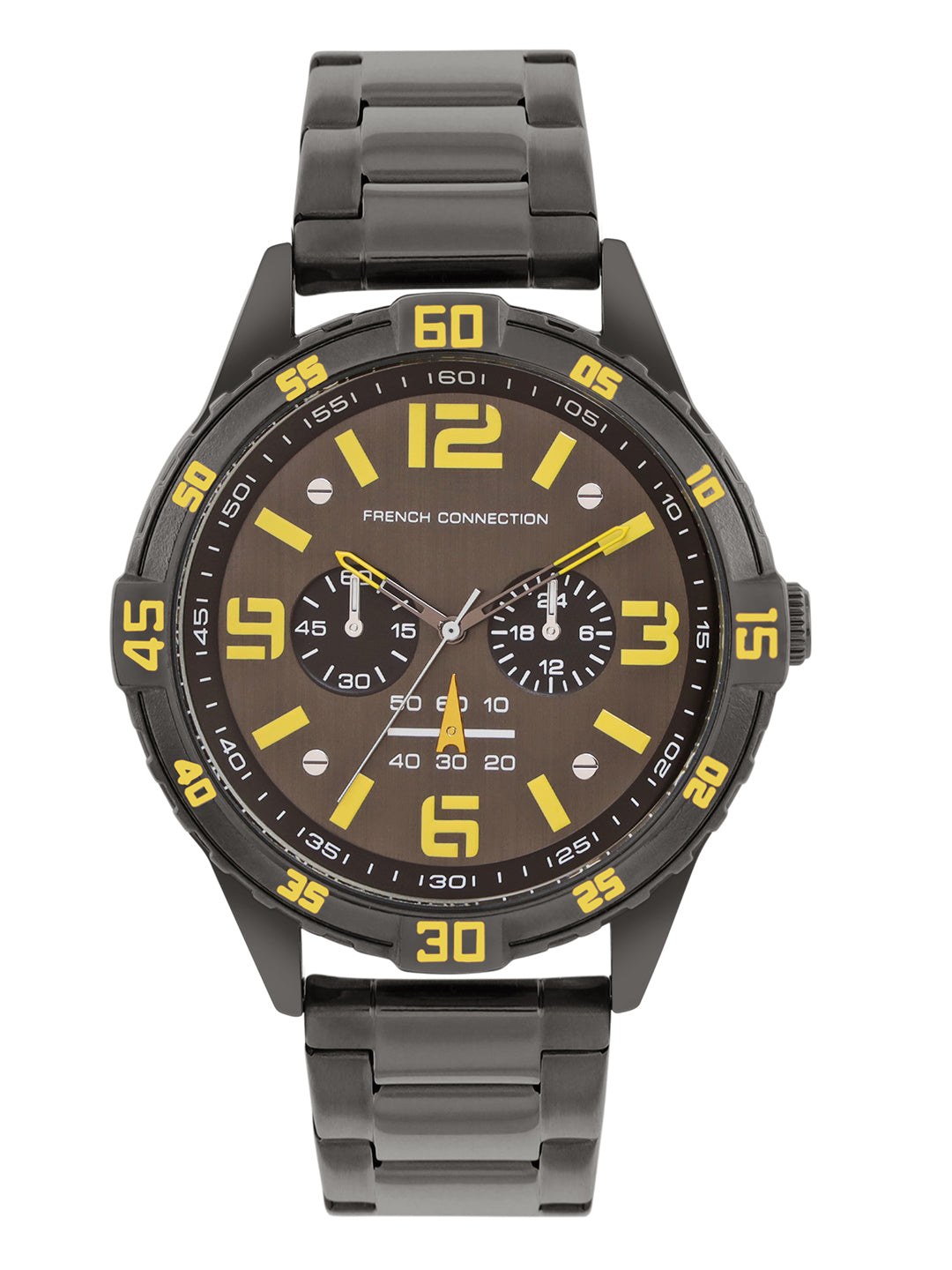 French Connection Brown Dial  Multifunction Watch for Men's - FCC04GNM