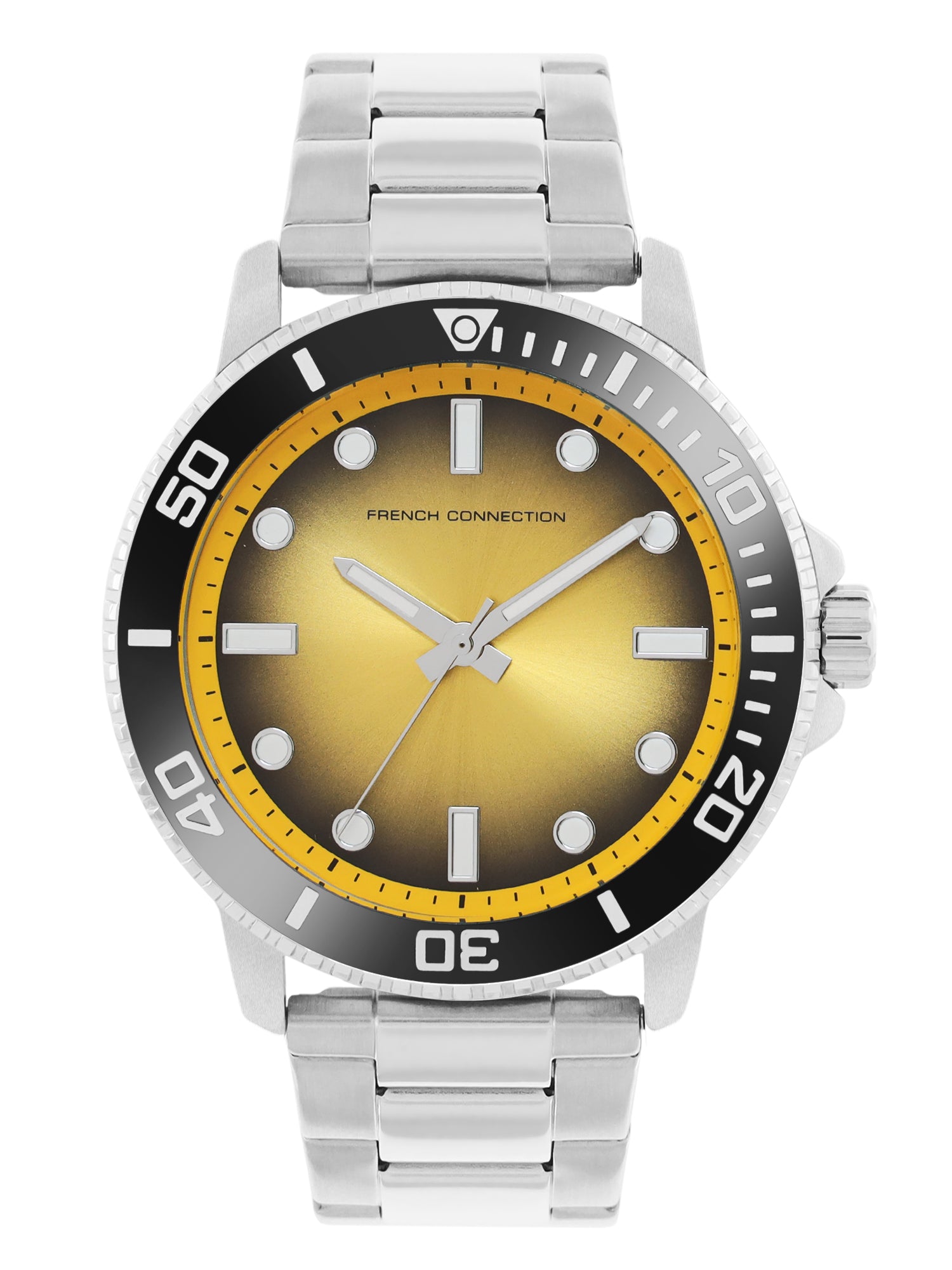 French Connection Yellow Dial  Analog Watch for Men's - FCC05YSM