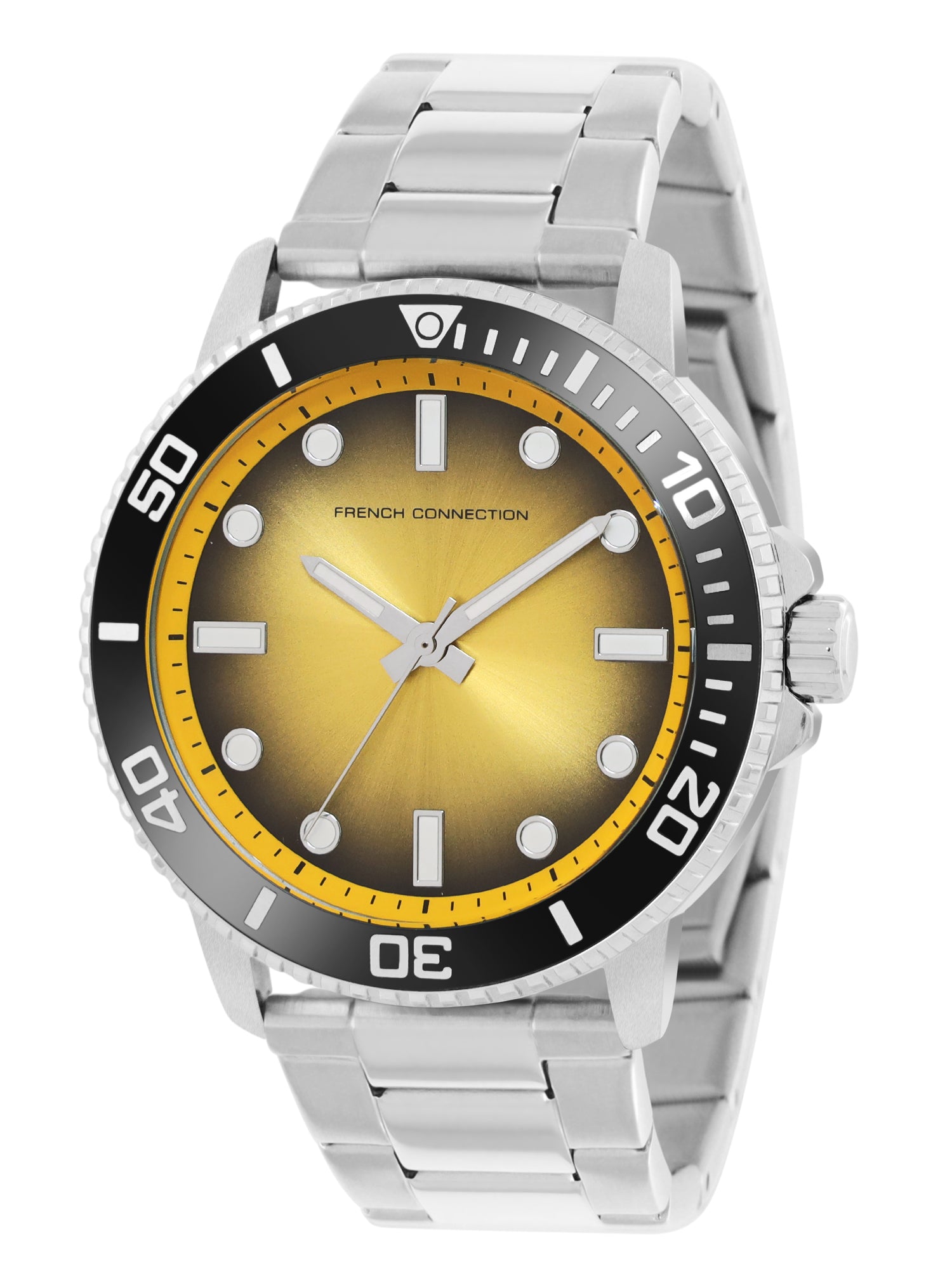 French Connection Yellow Dial  Analog Watch for Men's - FCC05YSM