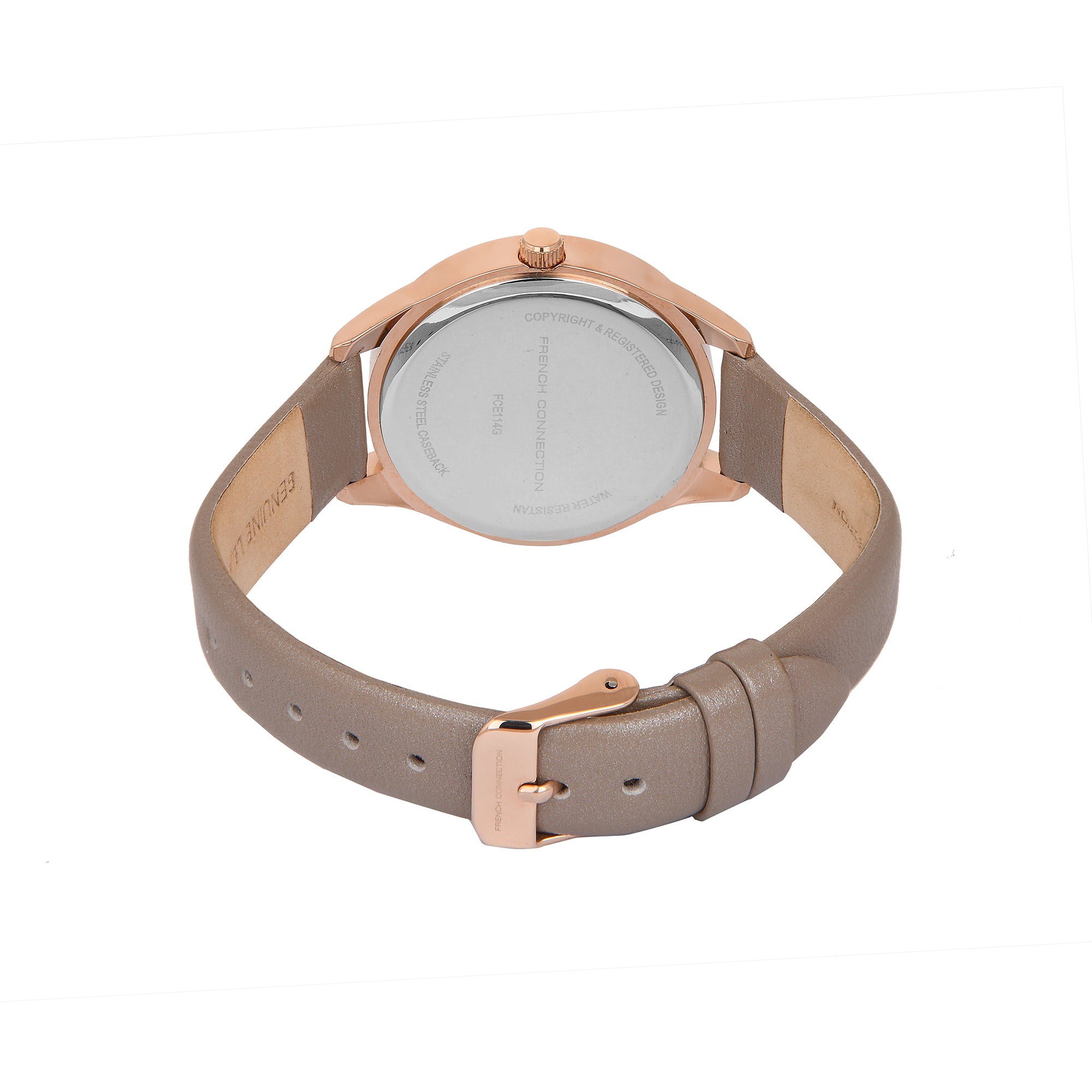 French Connection Spring-Summer 2021 Analog Silver Dial Women's Watch-FCE114G