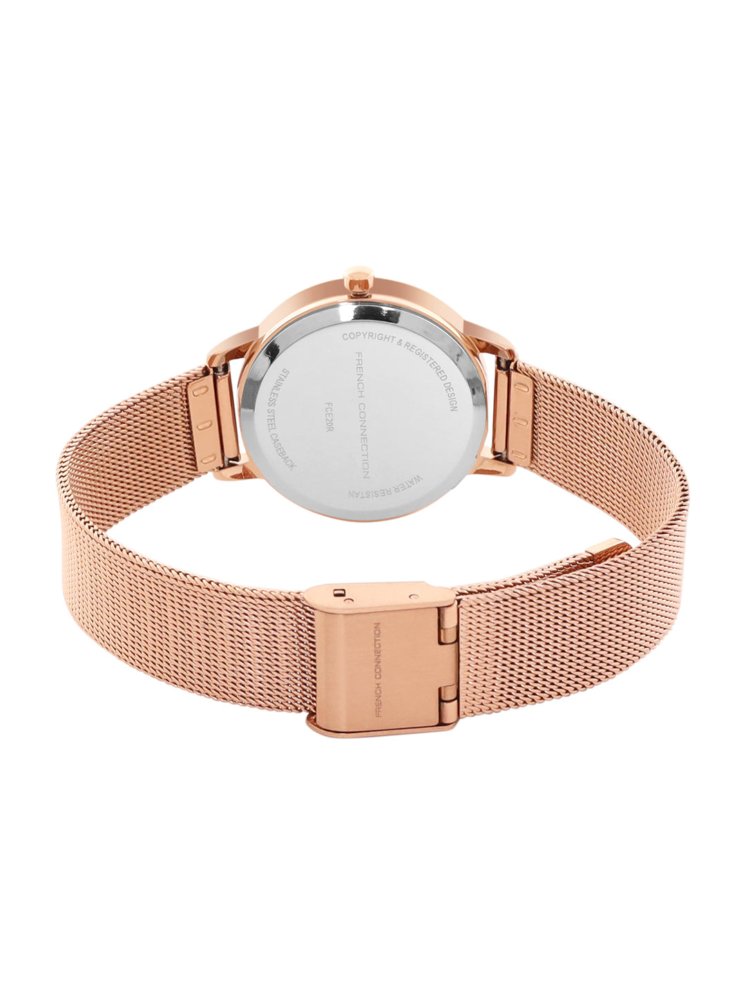 French Connection Analog Rose Gold Women's Watch FCE20R