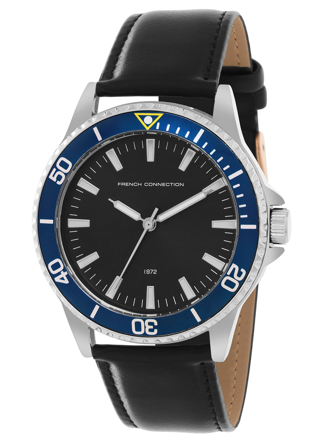 French Connection Black Dial Analog Watch For Mens - FCE23BL-S
