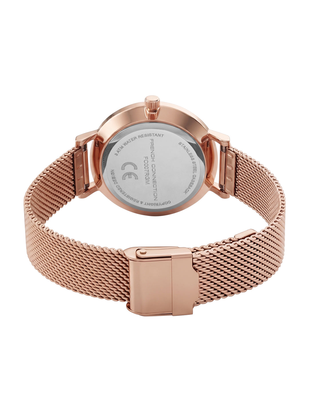 French Connection Women Analog Watch Gift Set with Stylish Dial and Premium Strap-FCGS08-B