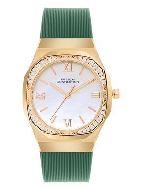 French Connection White Dial  Analog Watch for Women's - FCH002NL