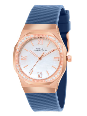 French Connection White Dial  Analog Watch for Women's - FCH002UL