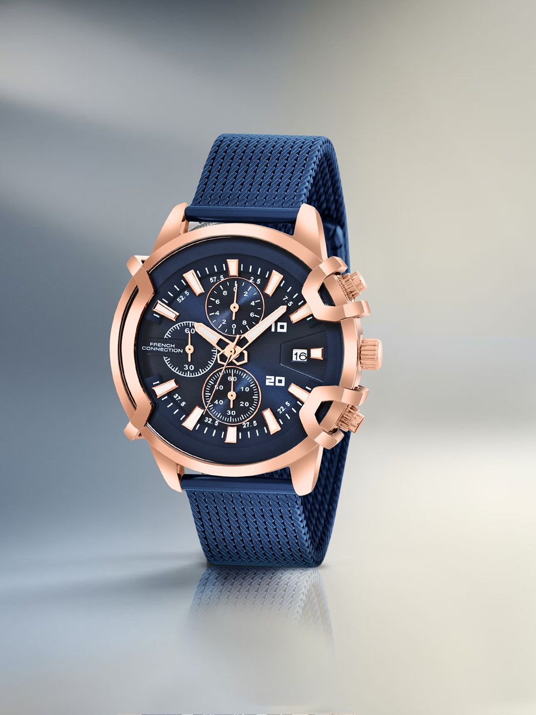 French Connection Blue Dial  Chronograph Watch for Men's - FCH003UM