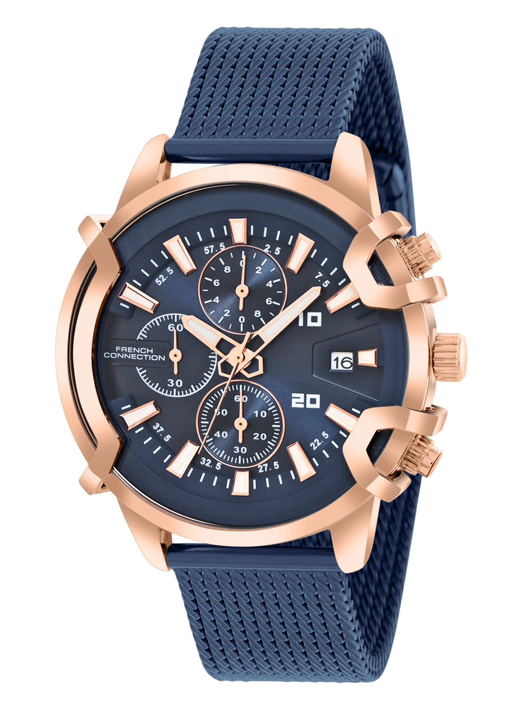 French Connection Blue Dial  Chronograph Watch for Men's - FCH003UM