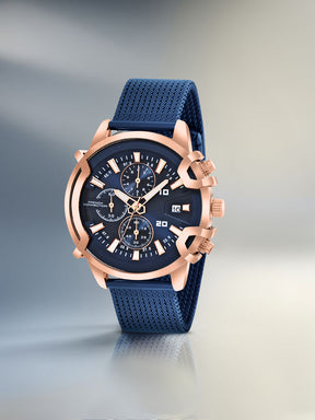 French Connection Blue Dial  Chronograph Watch for Men's - FCH003UM