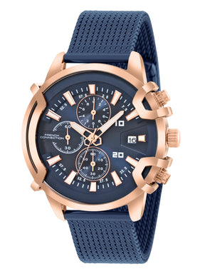French Connection Blue Dial  Chronograph Watch for Men's - FCH003UM