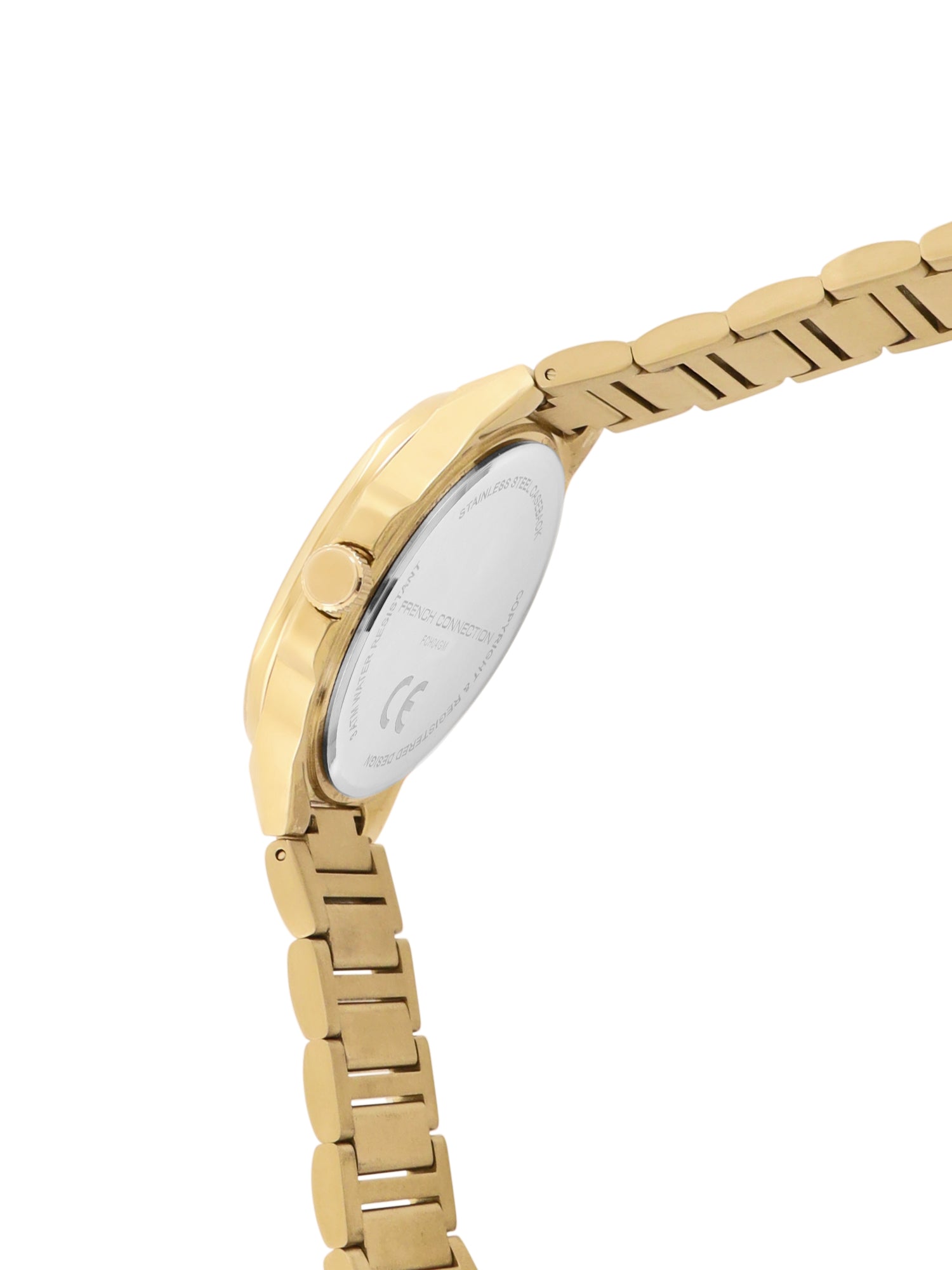 French connection Uno Grey10C Round Dial Mens Analogue Watch FCH04GM