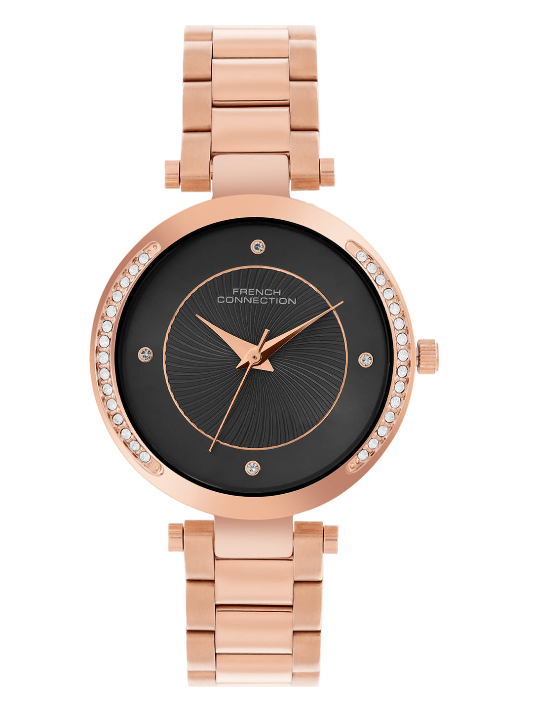 French Connection Analogue Black Dial Women's Watch -FCH07RGM
