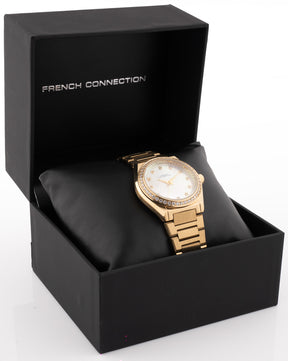French Connection Analogue White Mop Dial Women's Watch -FCH10GM