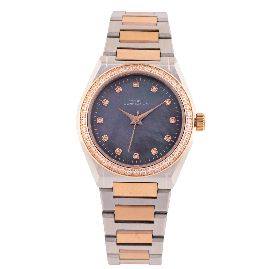 French Connection Analogue Blue Mop Dial Women's Watch -FCH10RGM