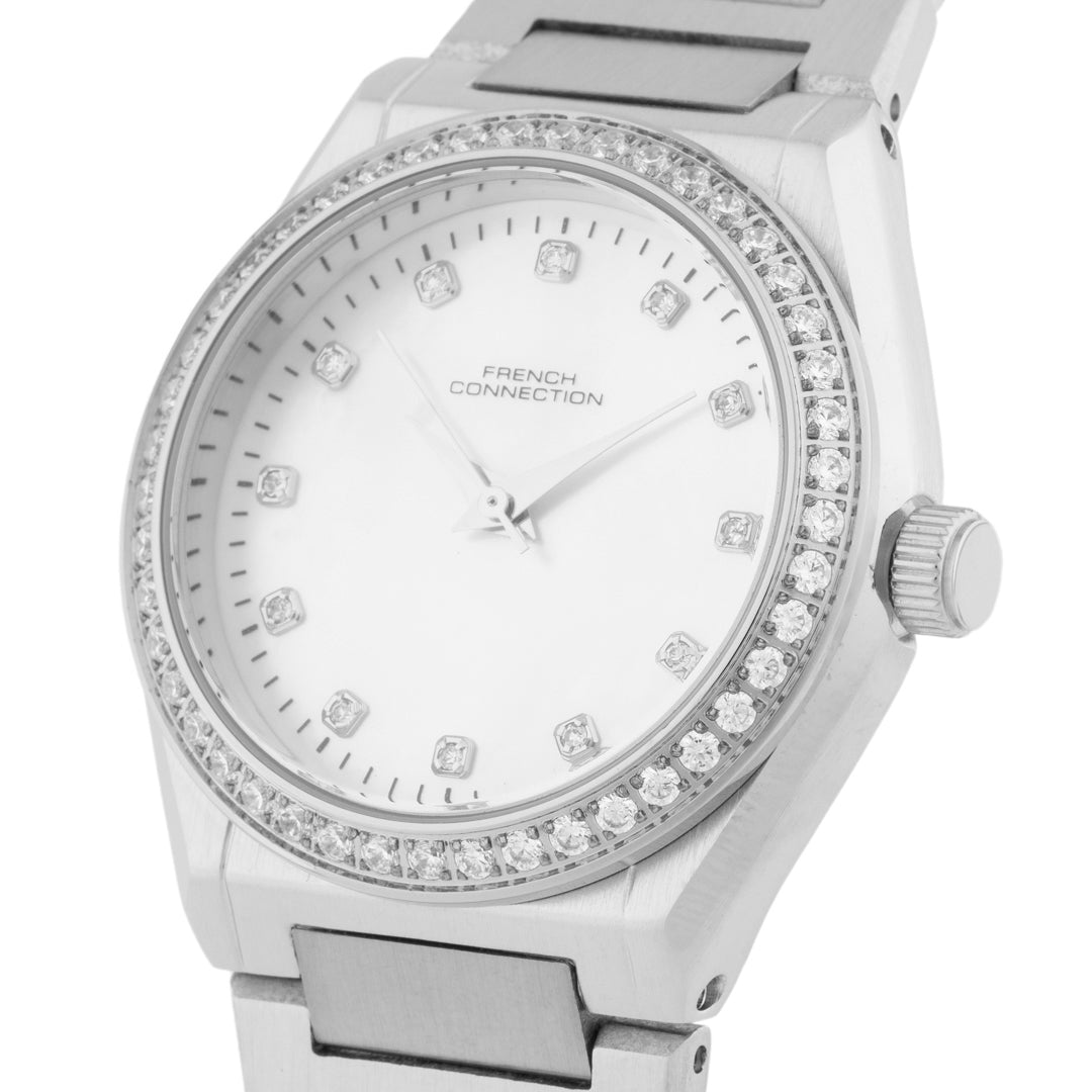 French Connection Analogue White Mop Dial Women's Watch -FCH10SM