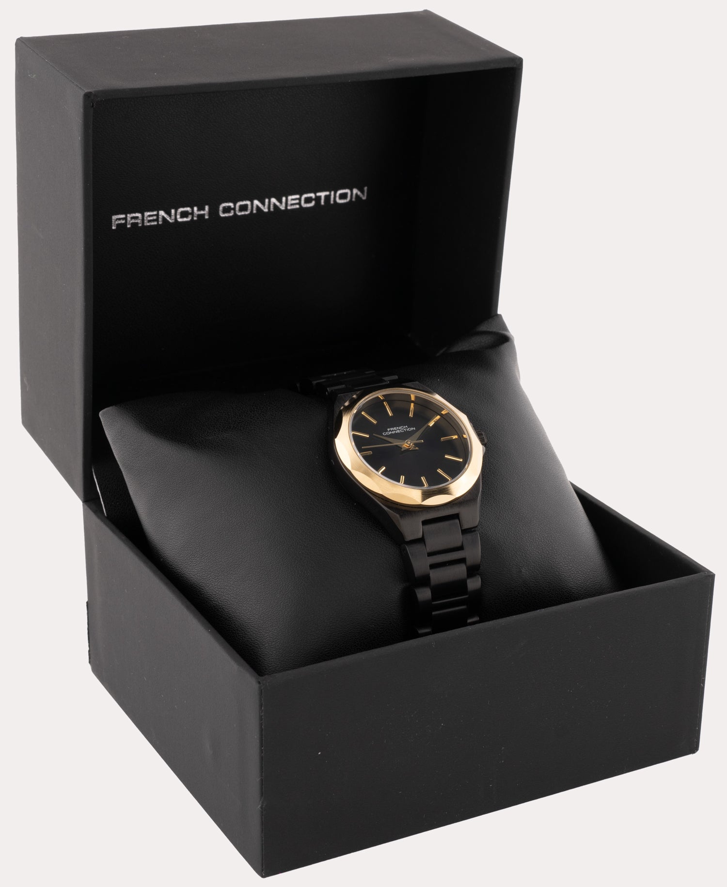 French Connection Analogue Black Dial Women's Watch -FCH11BM