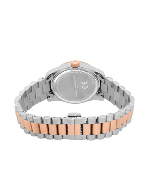 French Connection White Dial  Dated Watch for Men's - FCH14RTM