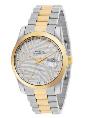 French Connection White Dial  Dated Watch for Men's - FCH14STM