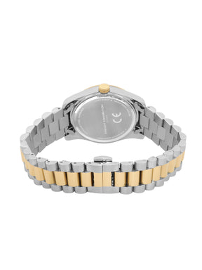 French Connection White Dial  Dated Watch for Men's - FCH14STM