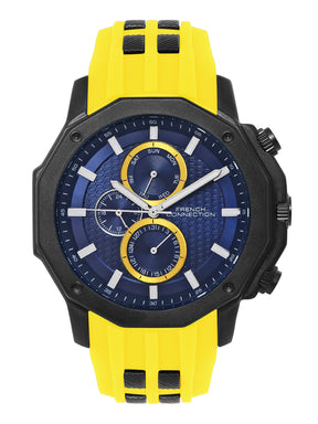 French Connection Blue Dial  Multifunction Watch for Men's - FCH15YL
