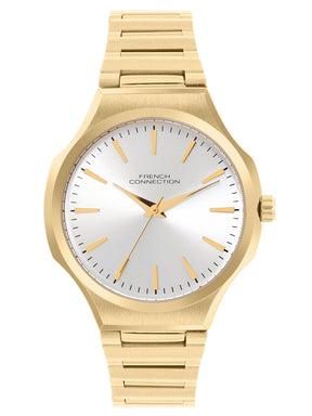 French Connection Silver Dial  Analog Watch for Men's - FCH16GM
