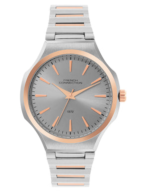 French Connection Grey Dial Analog Watch for Men's - FCH16RTM