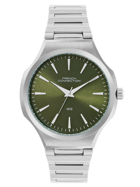 French Connection Olive Green Dial  Analog Watch for Men's - FCH16SM