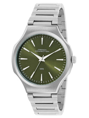 French Connection Olive Green Dial  Analog Watch for Men's - FCH16SM