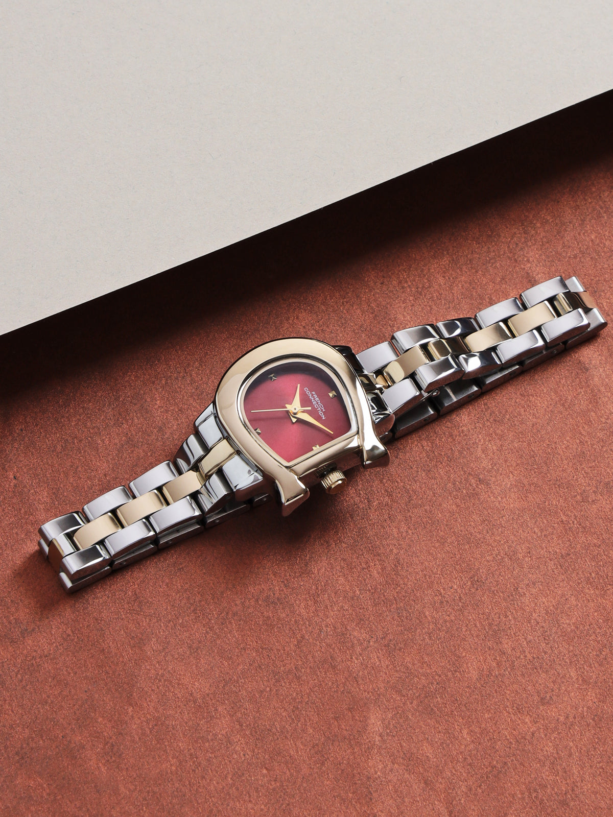 French Connection Maroon Dial  Analog Watch for Women's - FCH19TM