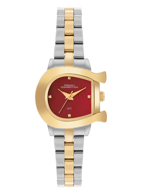 French Connection Maroon Dial  Analog Watch for Women's - FCH19TM