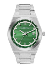 French Connection Textured Green Round Dial With Stainless Steel Strap Watch - For Mens FCH22NSM