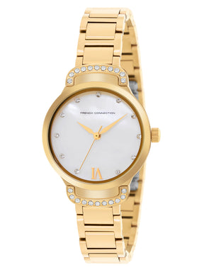 French Connection White Dial  Analog Watch for Women's - FCH7GM