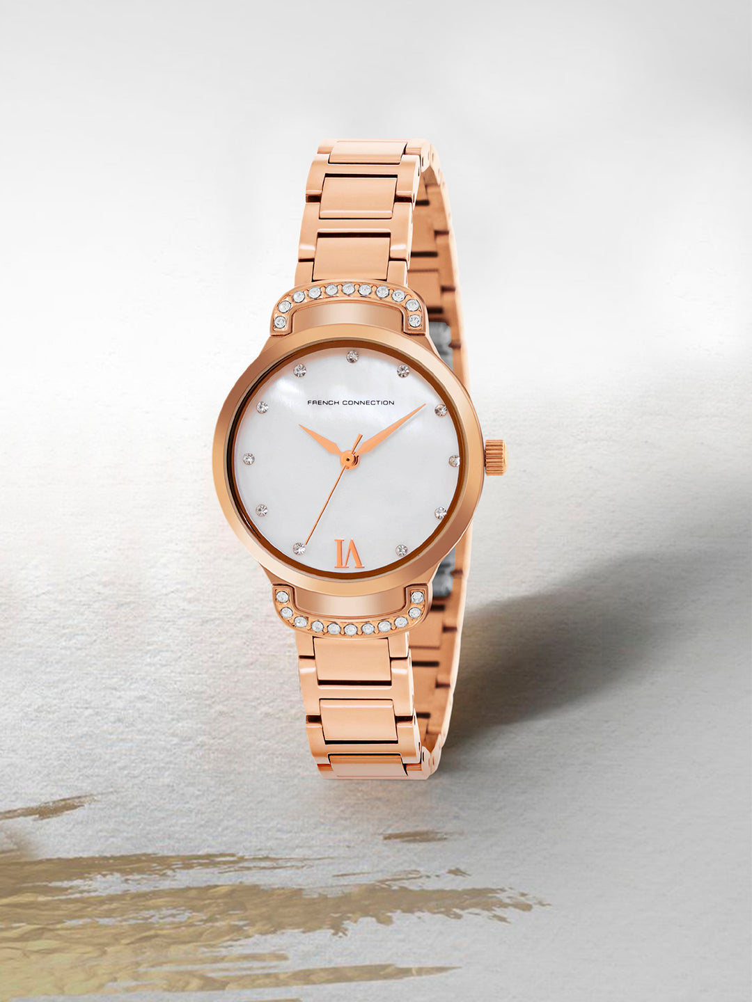 French Connection White Dial  Analog Watch for Women's - FCH7RGM