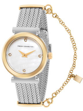 French Connection White Dial  Analog Watch for Women's - FCH8TM