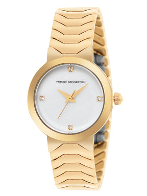 French Connection White Dial  Analog Watch for Women's - FCH9GM