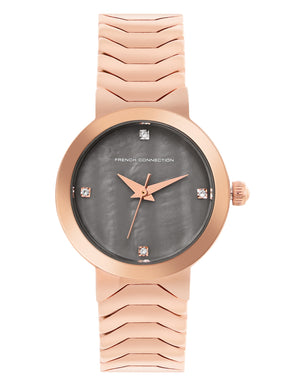 French Connection Grey Dial  Analog Watch for Women's - FCH9RGM