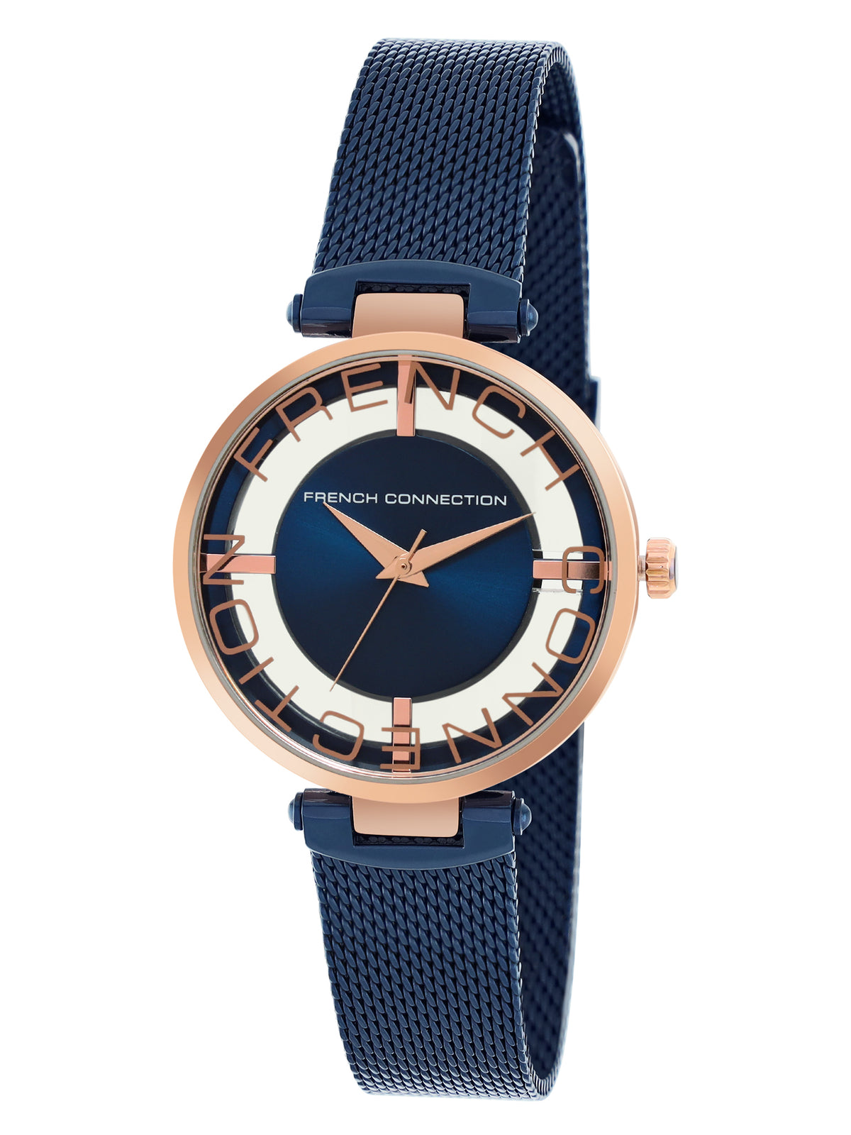 French Connection Navy Dial Women's Analog Watch-FCL0002E