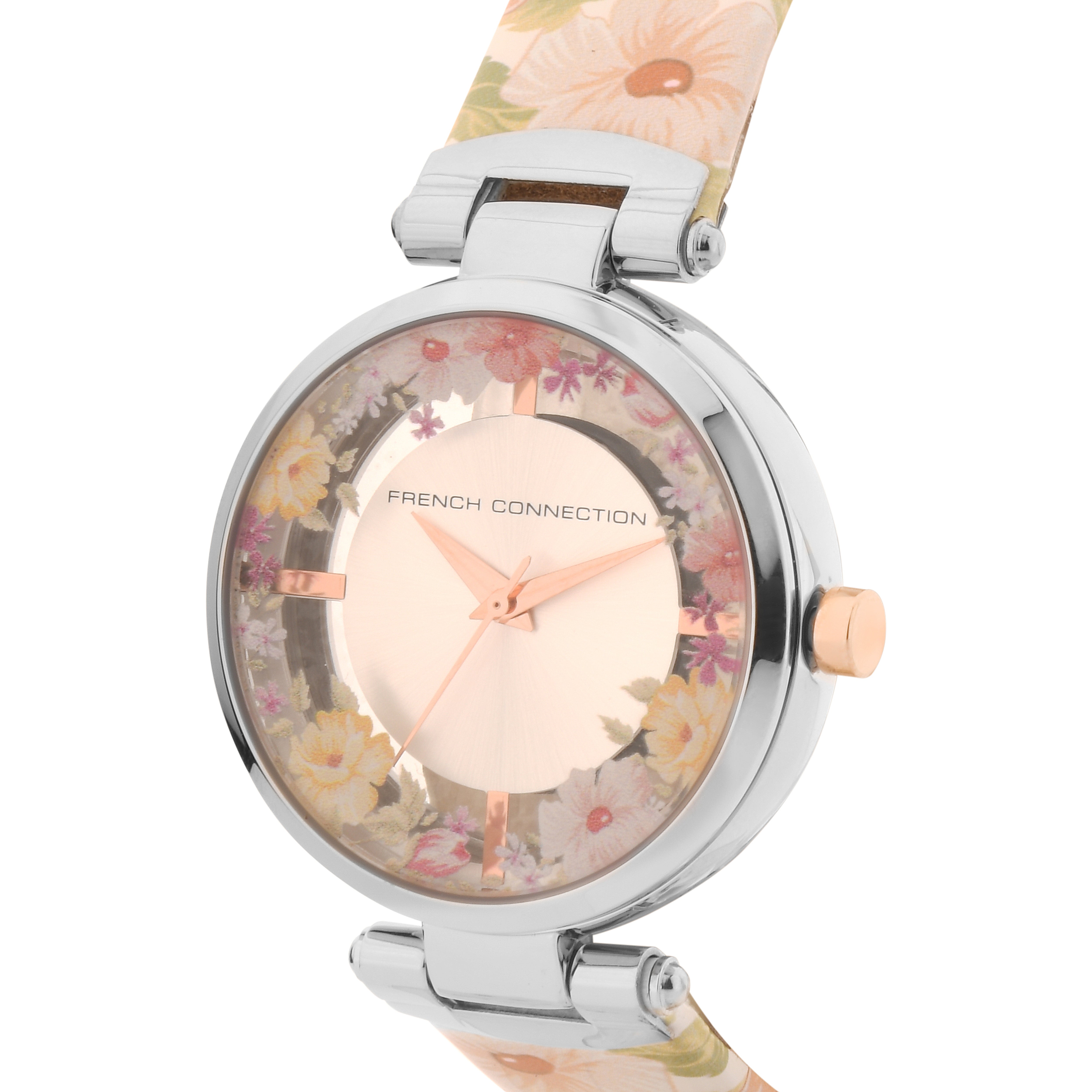 French Connection Analog Silver Dial Women's Watch-FCL0003B